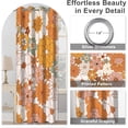 thumbnail image 4 of Boho Floral Blackout Curtains for Bedroom, Bohemian Patterned Fall Black Out Curtains for Living Room Farmhouse Grommet Heat Blocking Room Darkening Window Drapes 53"W x 96"L (Pack of 2), 4 of 5