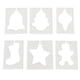 thumbnail image 5 of El de 6 plantillas para acolchar incluye árbol de Navidad, estrellas, decoración, calcetines, campana, oso, regla de acolchado de, 5 of 8