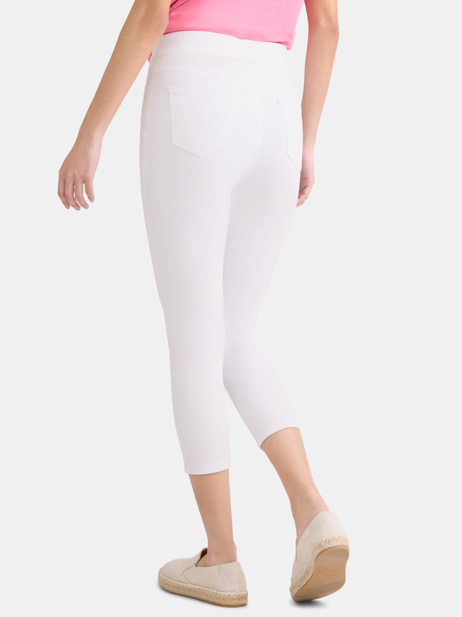 Time and Tru Women's Capri Jeggings, Sizes XS-XXXL