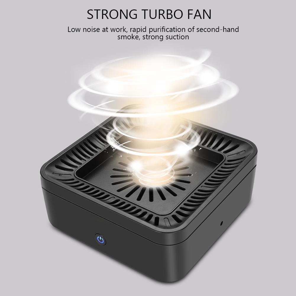 Domqga Multifunctional Purifier Ashtray Air Filter Secondhand Smoke Removal Purification for