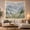 Meadow Valley, variant on Mountain Forest Path Through Misty Alpine Valley, Serene Watercolor for Nature Lovers, Landscape Wall Art, Housewarming Gift, Tapestry Wall Hanging for Bedroom and Living Room