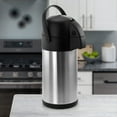 thumbnail image 4 of MegaChef 3L Stainless Steel Airpot, Hot Water Dispenser for Coffee and Tea, 4 of 4