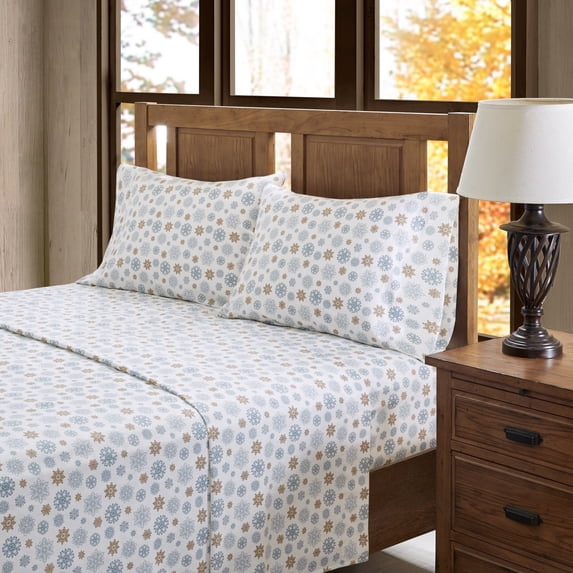 Pine Canopy Little River Flannel Cotton Sheet Set
