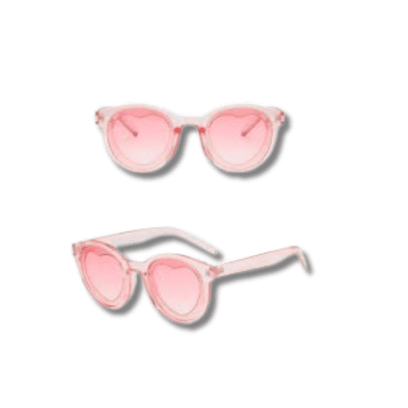 5 pieces Fashion Heart Shape Sunglasses