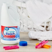 Great Value Low Splash Bleach, 43 fl oz