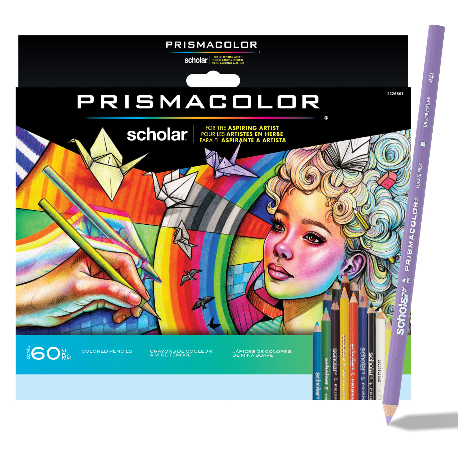 Prismacolor Scholar Colored Pencils, 60 Count Assorted