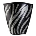thumbnail image 1 of 14"H Zebra Decorative Vase, 1 of 2