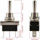 thumbnail image 5 of Interruptor basculante de Metal 12V 25A Spdt encendido/apagado/encendido 3 posiciones interruptor de luz de tablero de 3 pines con tapa impermeable, 5 of 5