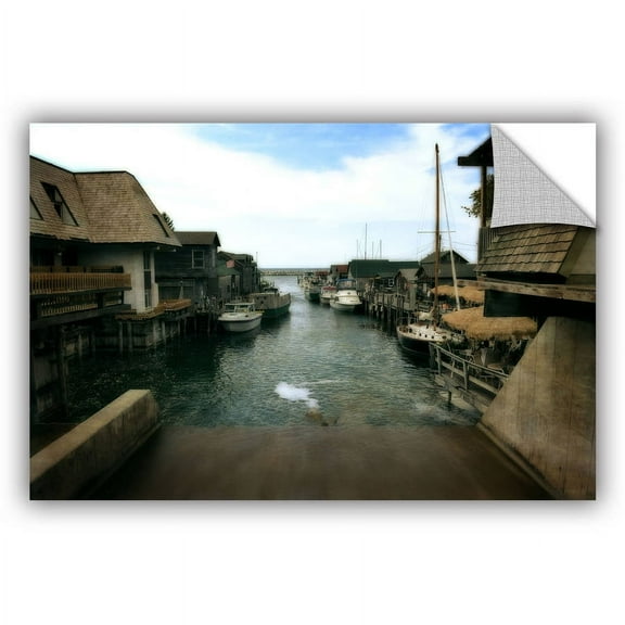 ArtWall Kevin Calkins "Fishtown" ArtAppealz Removable Wall Art