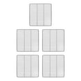 thumbnail image 1 of Transemion Portable Pet Playpen Panel Cage Fence Metal Guinea pig Wire dense black Grid 5Set, 1 of 6