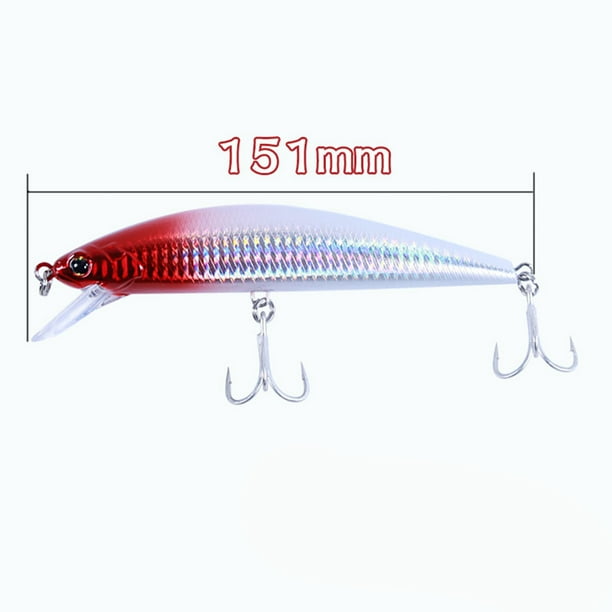 60g/151mm Fishing Lures Sea Fishing Sinking Minnow Artificial Hard Lure  Fishing Gear Accessories 