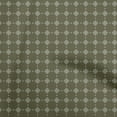 thumbnail image 1 of oneOone Cotton Cambric Dark Olive Green Fabric Geometric Sewing Craft Projects Fabric Prints By Yard 56 Inch Wide, 1 of 5