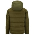thumbnail image 2 of Coevals Club Mens Thickened Down Jacket Hooded Coat Winter 7 Pockets Puffer Quilted Jacket 01 Fir 3X-Large, 2 of 6