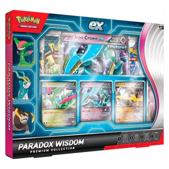 Pokémon TCG Colección Premium Sabiduría Paradoja 6+