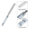 thumbnail image 4 of Uxcell 5Pcs Nylon Bore Brush 11mm Dia 4" Long Cleaning Twisted Wire Brush with Handle 1/4" Hex Shank, 4 of 6