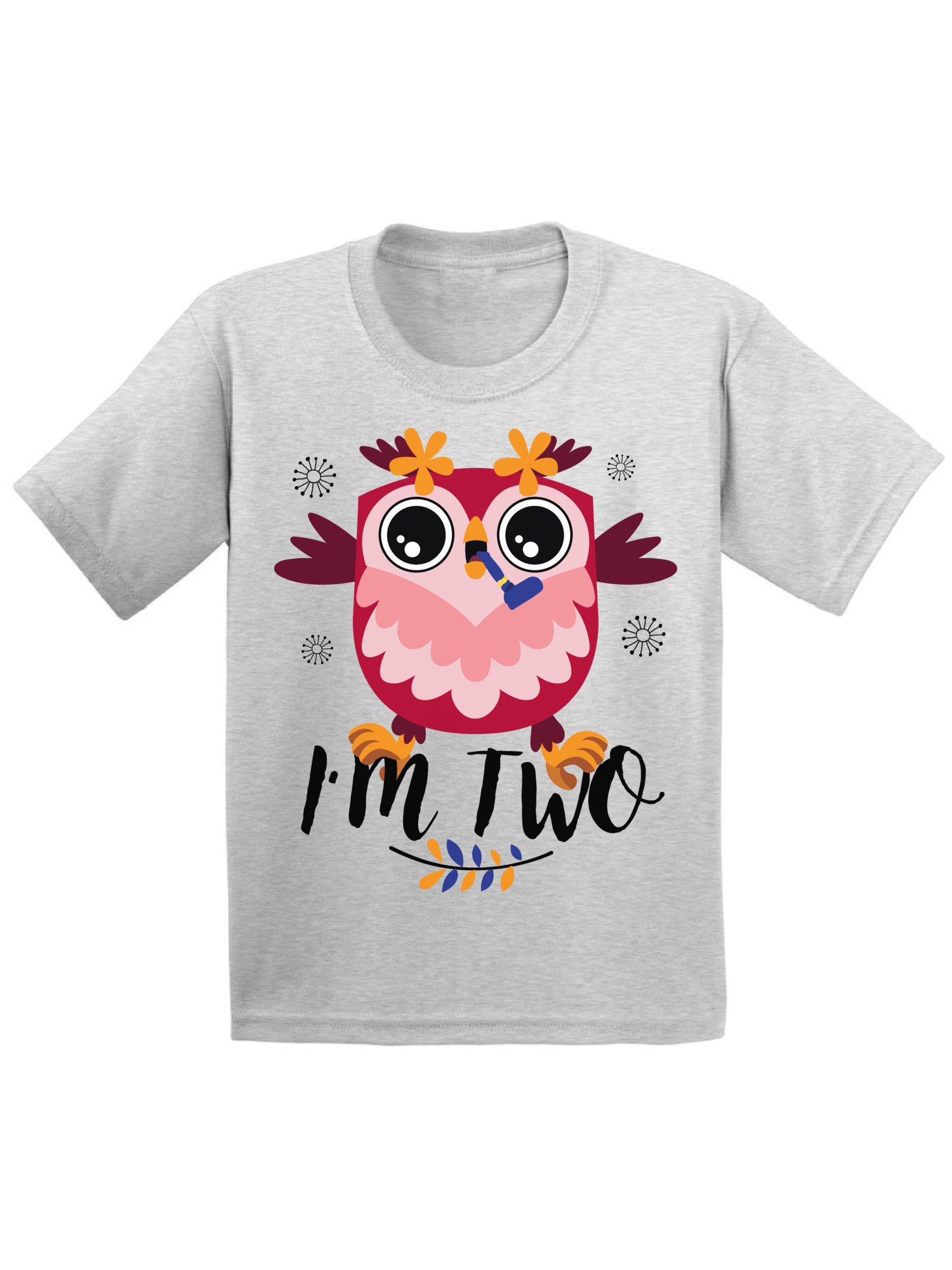 Birthday Infant Shirt Owl Two Infant T Shirt 2 Years Old Baby Boy