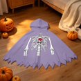 thumbnail image 2 of Zylarhe Kids Halloween Jumpsuits Dance Stage Performance Party Outfit Playful Home Wear for Toddlers Purple 5-6 Years, 2 of 8