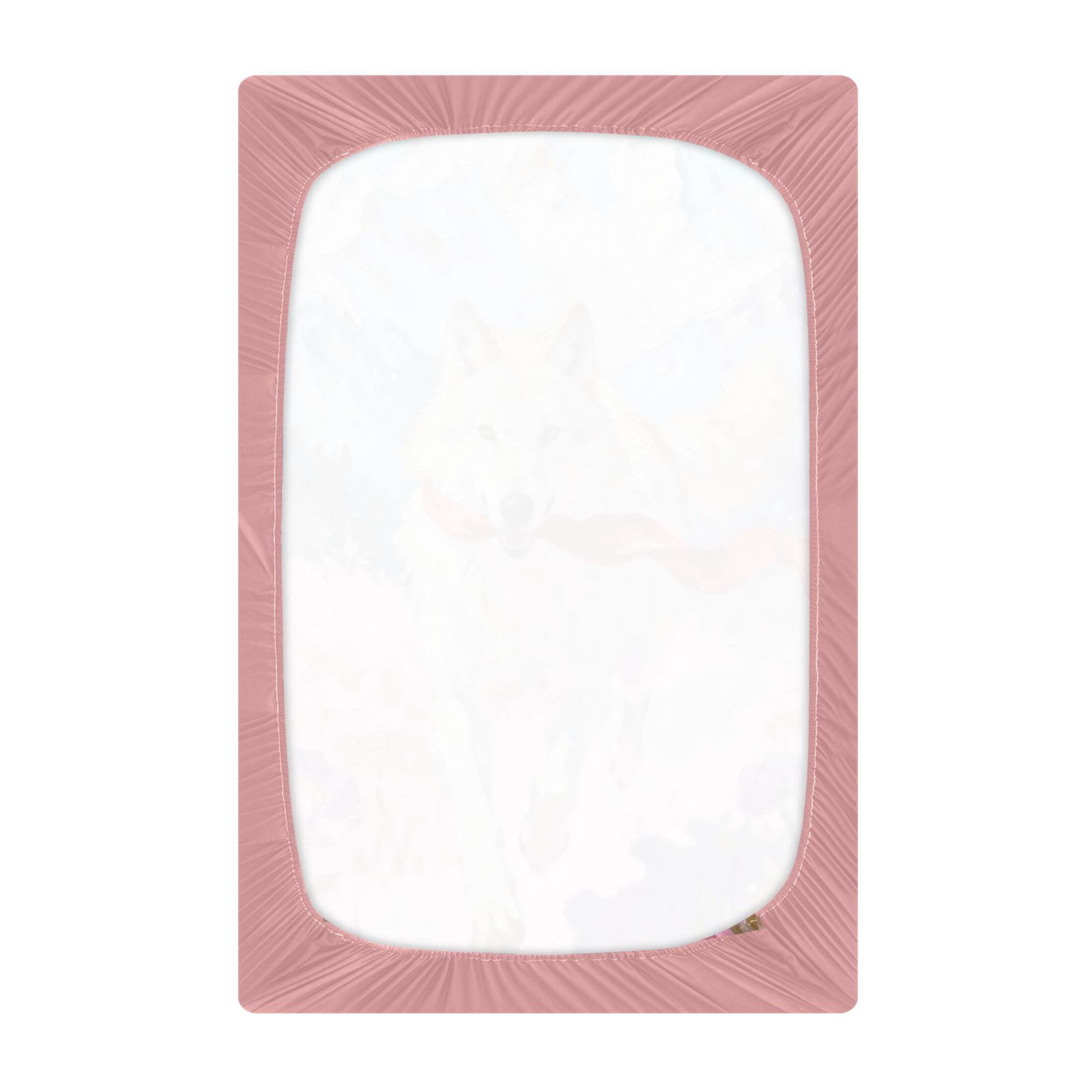 Baby Essentials 52”x 28”- Standard Cotton-like Modal Elastic- Wolf Pattern Design Crib Sheets for Newborns and Toddlers