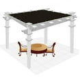 thumbnail image 6 of Shatex Shade Fabric for Pergola/Patio/Garden New Design Shade Panel with Grommets 6x16ft Black, 6 of 6