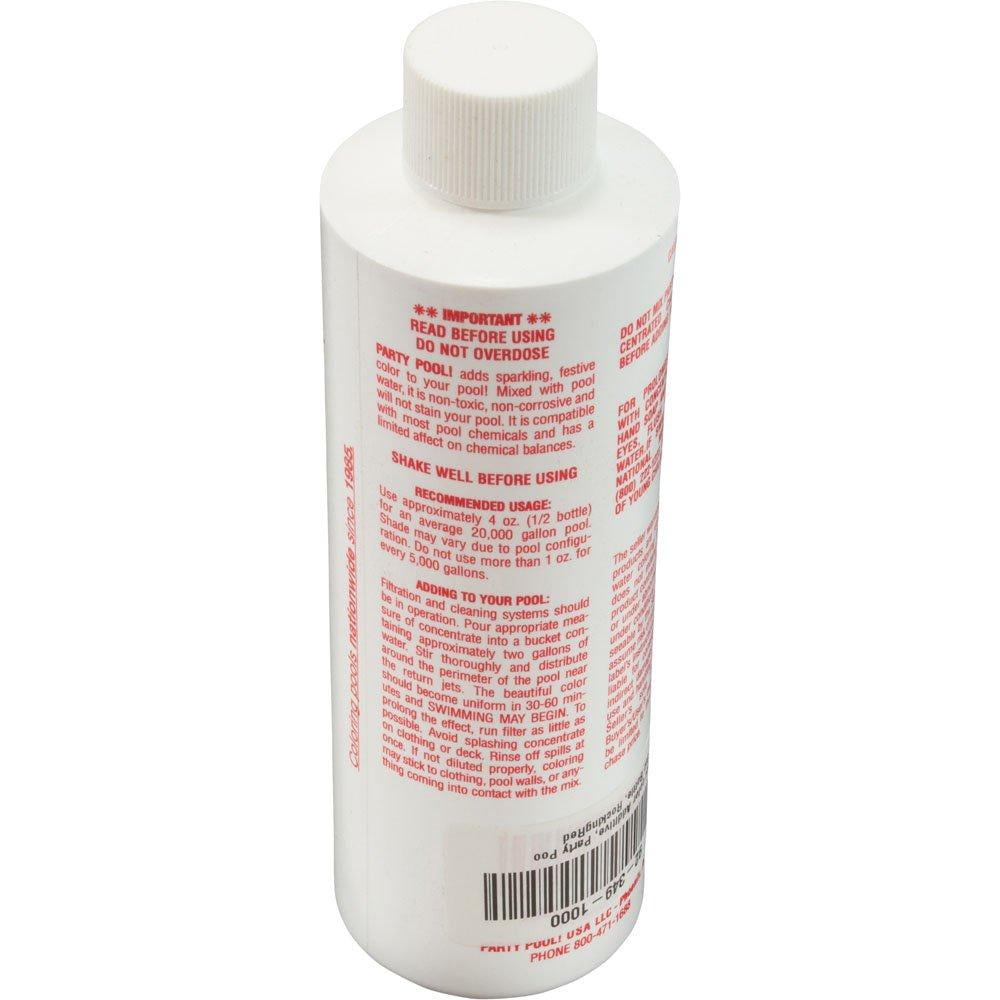 Party Pool Red Water Dye - Pool Accessories ROCKINRED