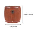 thumbnail image 4 of Chocolate Wooden Tea Storage Box Airtight Organizer for Ingredients 1PC, 4 of 4