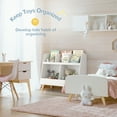 thumbnail image 5 of Curipeer 28''H Wooden Kids Cube Bookcase and Toy Storage Organizer - White, 5 of 7