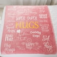 thumbnail image 3 of Hug Blanket Gifts for Loved One - Cosy Sherpa Fleece Blanket, Machine Washable Plush Blankets Gifts, Heartwarming Sentimental, Get Well Soon Gifts for Women (Flannel Fleece, Coral Blue), 3 of 5