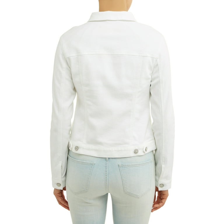 White jean hotsell jacket walmart