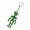 Yellow and green, variant on Detailed Skull Keychain Addition Published Plan Sustainable Substance Multiple Functional Decoration for Access Luggage