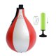 thumbnail image 1 of , Heavy Duty PU Leather Hanging Swivel para Boxeo, MMA, Thai caseing Thai, Fitness, Fighting, Sports Training , rojo plateado rojo plata Soledad bola de velocidad de boxeo, 1 of 7