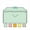 Green, variant on Ivory Church Offering / Pew Envelopes 10 Dollar Bill size, Blank with Scalloped Flap. Spot Seal & Half Circle Die Cut Box of 1000