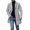 Grey, variant on comerut Men Woolen Coat Lapel Long Sleeve Single-Breasted Solid Color Mid-length Coat Autumn Winter Warm Outwear