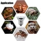 thumbnail image 4 of Bombilla calefactora E27 50W LED Lámpara calefactora para mascotas tortuga 220-240V UVA+UVB E27 Bombilla para reptiles Acuario, bombillas para hábitat de mascotas (4 unidades), 4 of 5