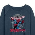 thumbnail image 3 of Marvel Spider-Man - Friendly Neighborhood - Ladies French Terry Pullover Sweatshirt, 3 of 5
