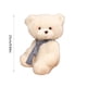 thumbnail image 3 of Oso de Peluche Xihbxyly Blanco de 9 Pulgadas con bufanda Juguete para niños Regalo de Cumpleaños, 3 of 6