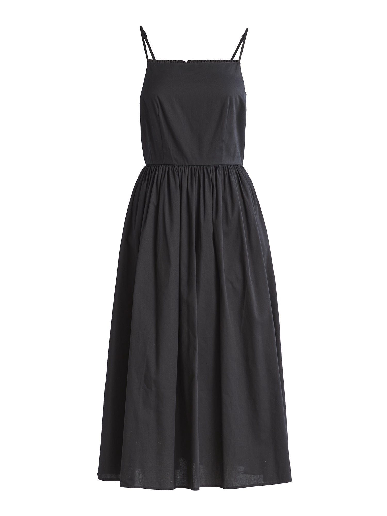 Free Assembly Women's Sleeveless Square Neck Midi Dress, Sizes XS-XXL