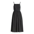 thumbnail image 4 of Free Assembly Women's Sleeveless Square Neck Midi Dress, Sizes XS-XXL, 4 of 4