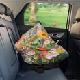 thumbnail image 6 of Renewold Easter Rabbit Flower Colorful Stretchy Baby Car Seat Cover for Baby, Nursing Breastfeeding Covers, Shopping Cart High Chair Stroller Covers Infinity Scarf Car Seat Canopies, 6 of 6