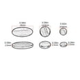 thumbnail image 4 of facefd Pack of 9 Saxophone Key Buttons Inlays Soprano Alto Tenor Sax Pearl Fingertip Button Musical Instrument Replaceable Accessories, 4 of 6