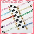 thumbnail image 4 of shuaien 10 Pack Cotton Breakaway Cat Collar with Bell, Flower Pet Kitten Collar, Safety Soft Adjustable Kitten Collars Cute Cat Collars Small Kitten Collar Accessories for Girl Cats Boy Cats, 4 of 7
