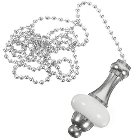 Fan Light Pendant Ceiling Fixtures White Lights Pull Chain Beaded Copper