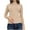 Khaki, variant on Wancir Women’s Cute Cropped Sweater Top Cable Knit Crew Neck Pullover Light Weight