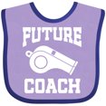 thumbnail image 3 of Inktastic Future Coach Sports Coaching Boys or Girls Baby Bib, 3 of 4