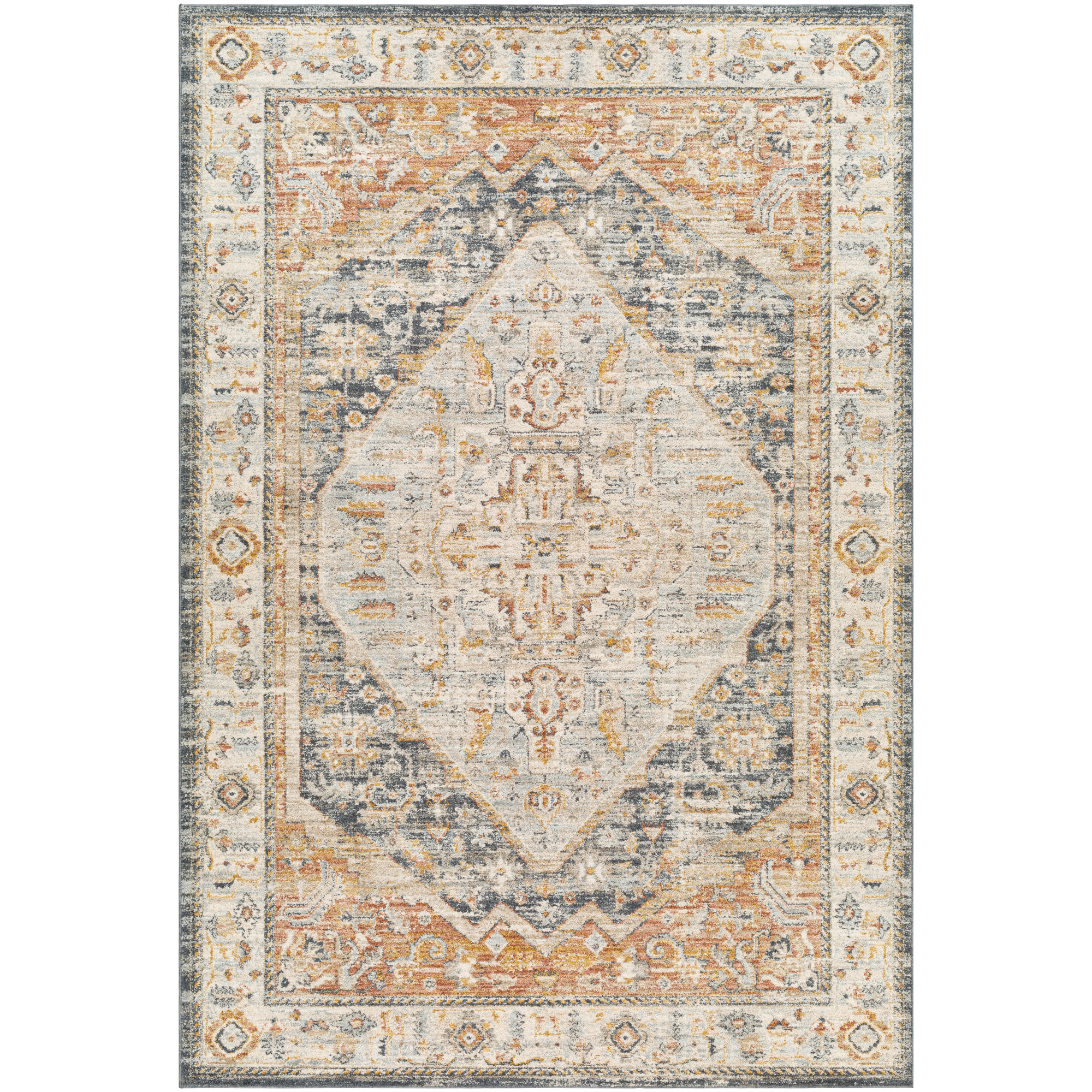 Artistic Wavers Beckham Area Rug, 2'7" x 7'3", Amber/Gray