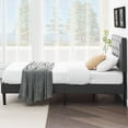 thumbnail image 4 of VECELO Queen Size Bed Frame, Modern Platform Bed Frame with Adjustable Button Tufted Upholstered Headboard for Bedroom, No Box Spring Needed, Easy Assembly, Dark Gray, 4 of 9