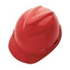 MSA 10150223 Front Brim Hard Hat, Type 1, Class E, Ratchet (4-Point), Red