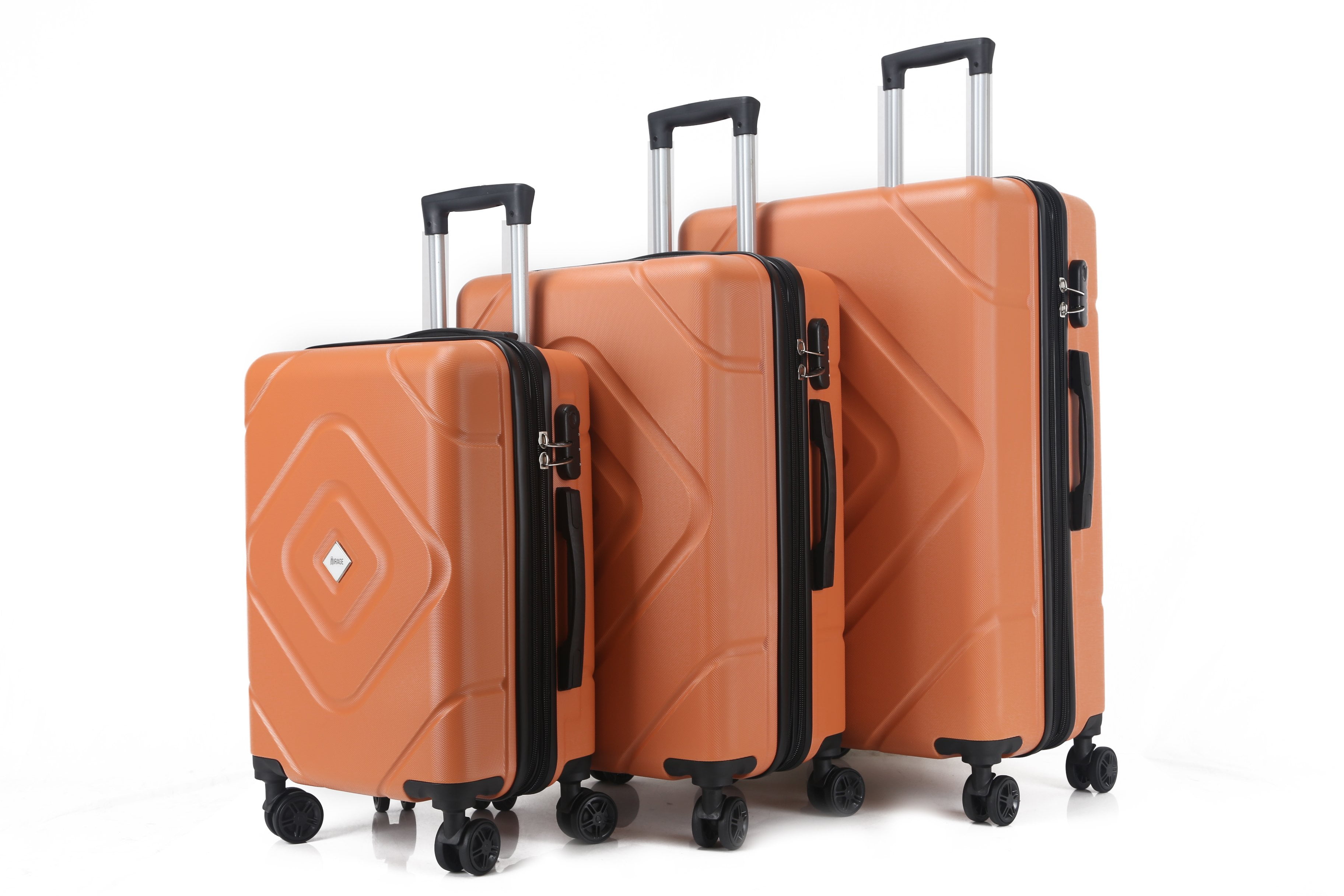 Mirage NORA Expandable ABS Hard shell Lightweight 360 Dual Spinning