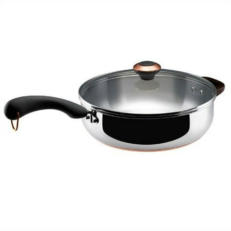 Paula Deen Stainless Steel 4-qt. Saute Pan with Lid