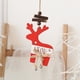 thumbnail image 4 of Ganfancp Decoraciones de Navidad Árbol de Navidad de Madera Campanas Copo de Nieve Venado Colgante Decoración Árbol de Navidad Decoración Interior Exterior Decoración Del Hogar Regalos Rebajas Hoy Li, 4 of 7