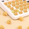 thumbnail image 5 of Ajazz AS Royal Yellow Pre-Lubed Linear Switches for Mechanical Keyboard, 3 Pin 45gf -45 PCs, 5 of 10
